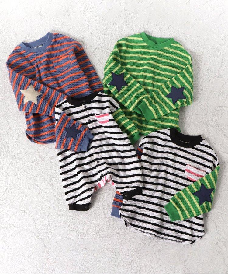 【連衣裙】星星圖案蜂窩紋長袖T恤