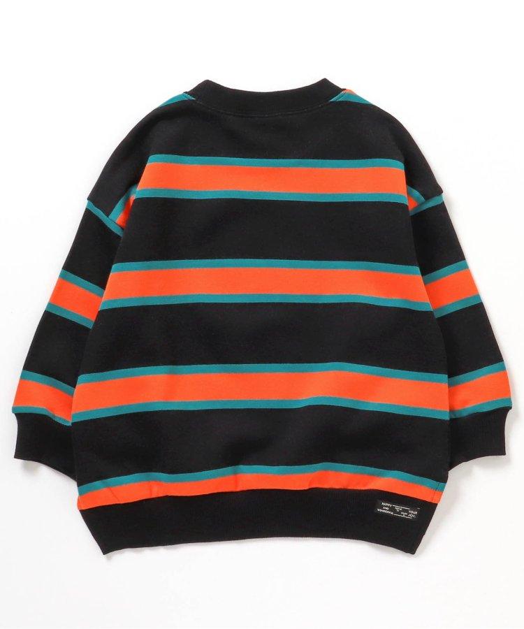 【連衣裙】多色條紋運動衫