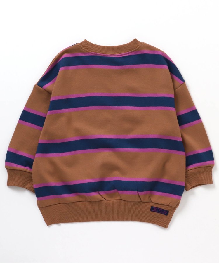 【連衣裙】多色條紋運動衫