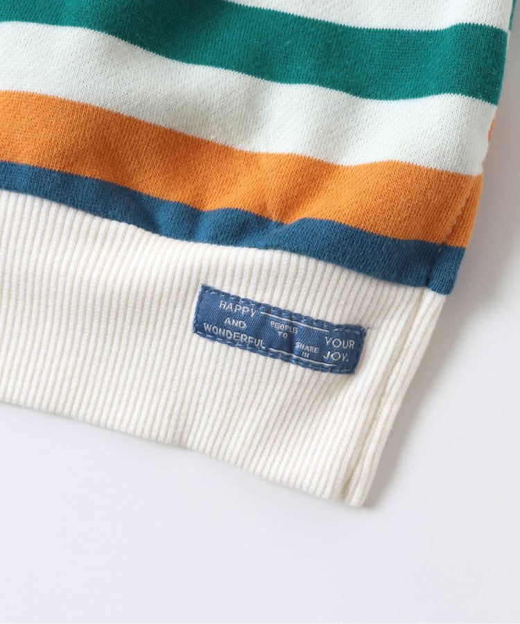 【連衣裙】多色條紋運動衫