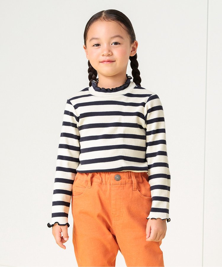 條紋針織長袖T恤