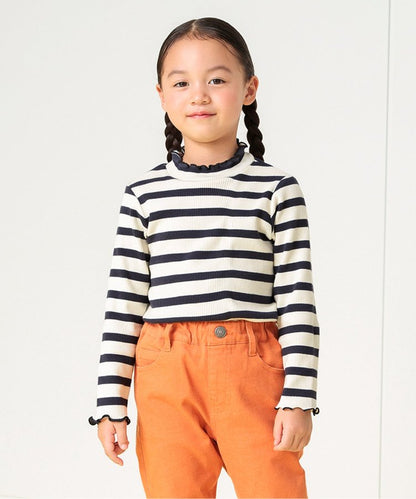 條紋針織長袖T恤