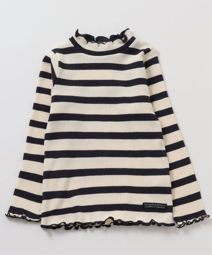 條紋針織長袖T恤