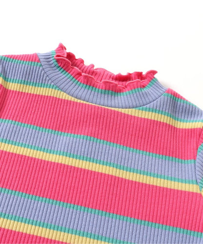 條紋針織長袖T恤