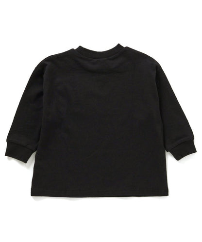 格紋口袋印花T恤