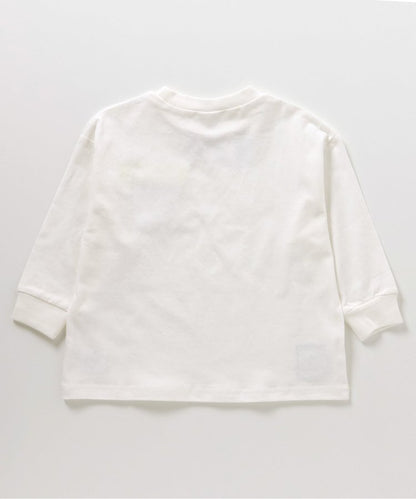 格紋口袋印花T恤