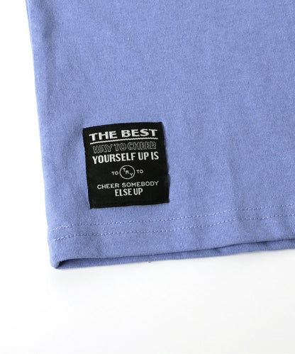 格紋口袋印花T恤