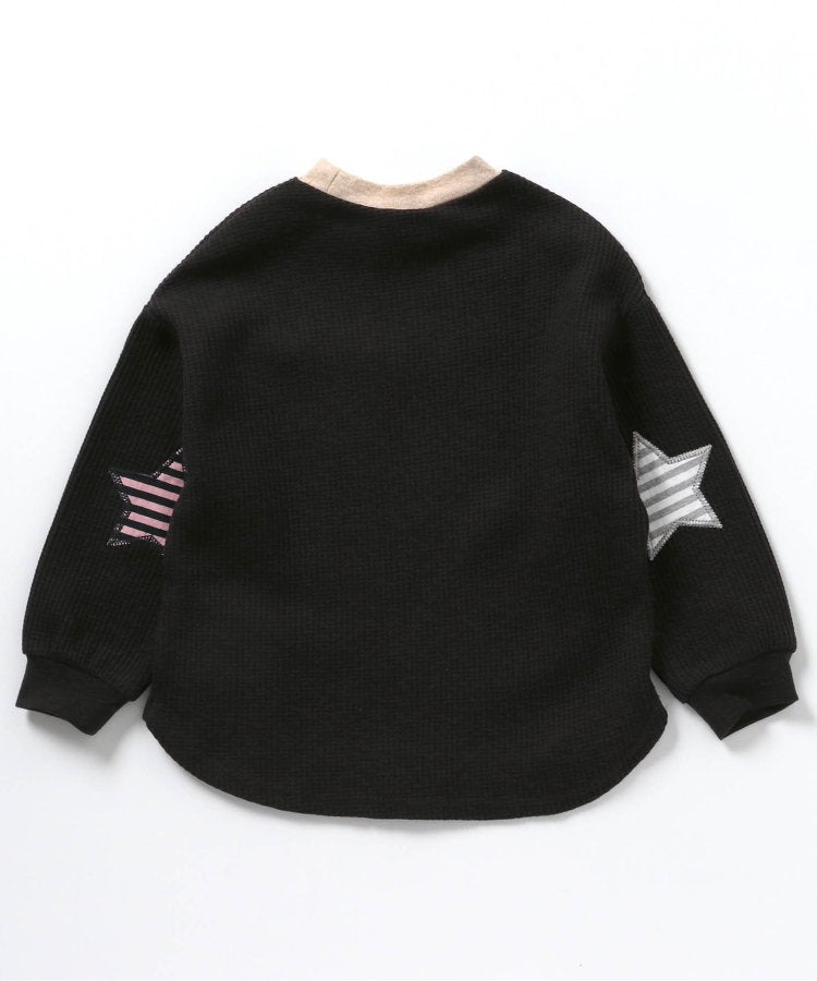 【連衣裙】星星圖案蜂窩紋長袖T恤