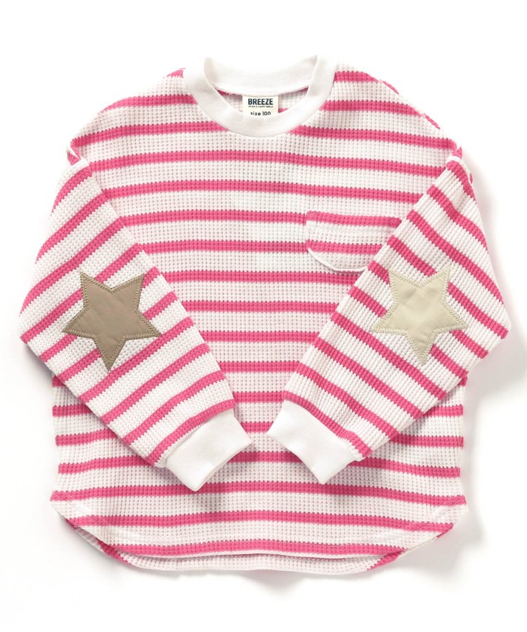 【連衣裙】星星圖案蜂窩紋長袖T恤