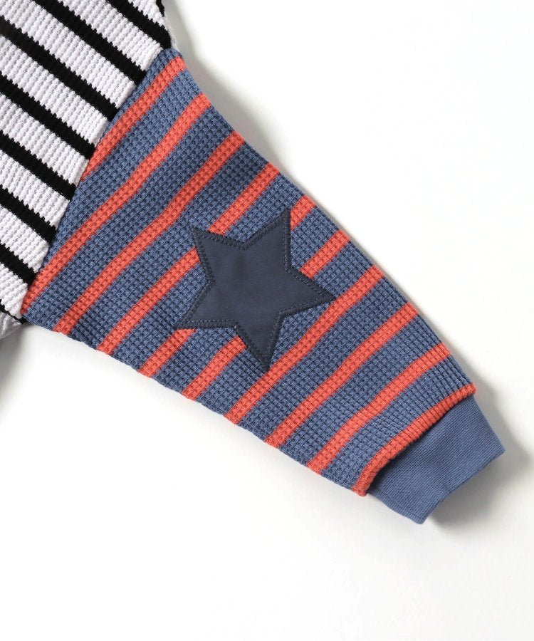 【連衣裙】星星圖案蜂窩紋長袖T恤