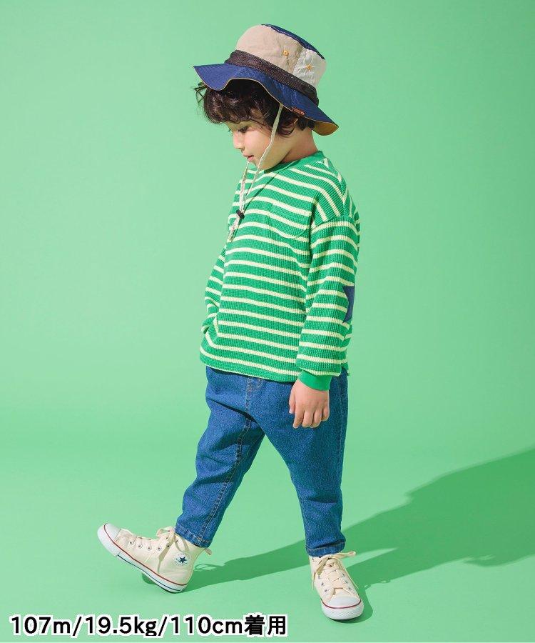 【連衣裙】星星圖案蜂窩紋長袖T恤