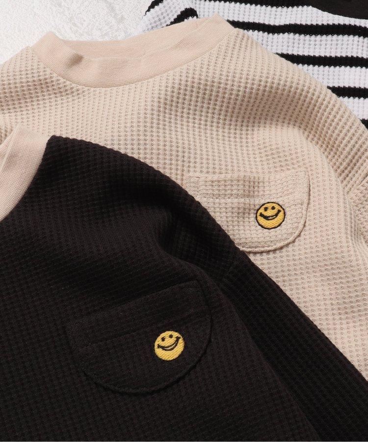 【連衣裙】星星圖案蜂窩紋長袖T恤