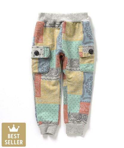 側口袋短袖T恤褲 10分褲