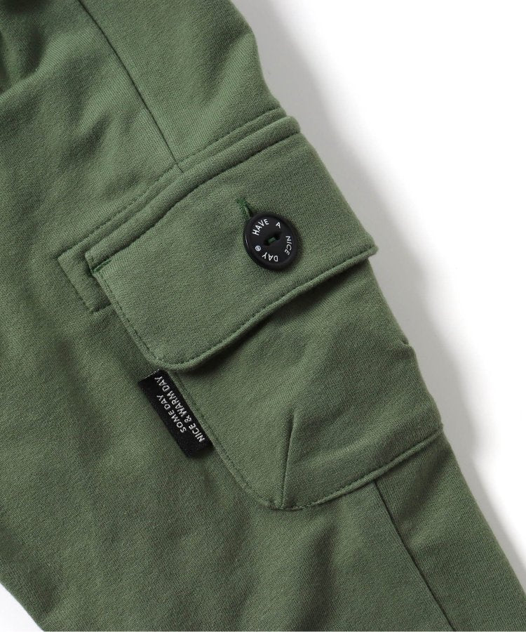 側口袋短袖T恤褲 10分褲