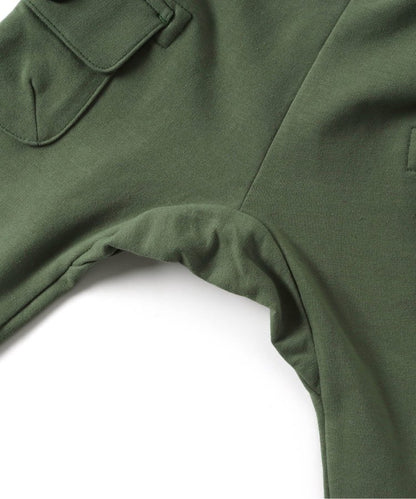 側口袋短袖T恤褲 10分褲