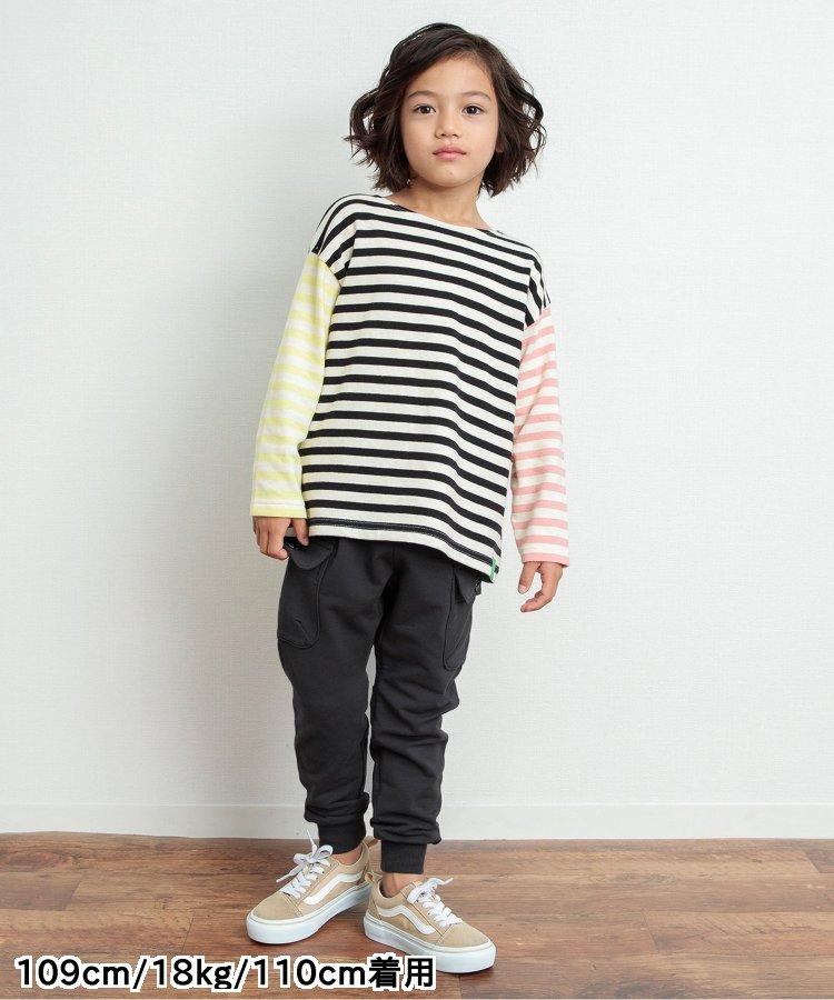 側口袋短袖T恤褲 10分褲