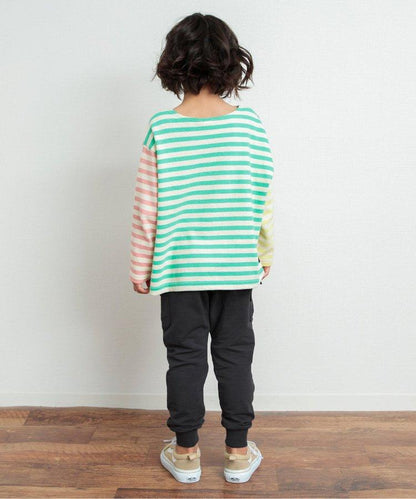 側口袋短袖T恤褲 10分褲