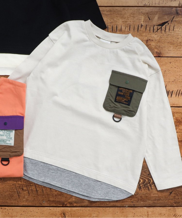 層疊風口袋T恤
