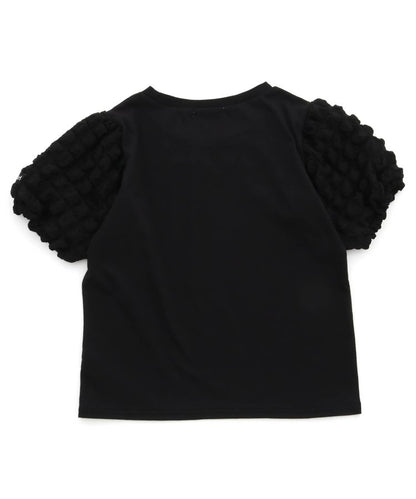 泡泡袖漸變短袖T-shirt