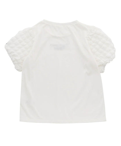 泡泡袖漸變短袖T-shirt
