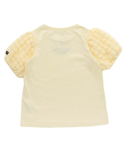 泡泡袖漸變短袖T-shirt