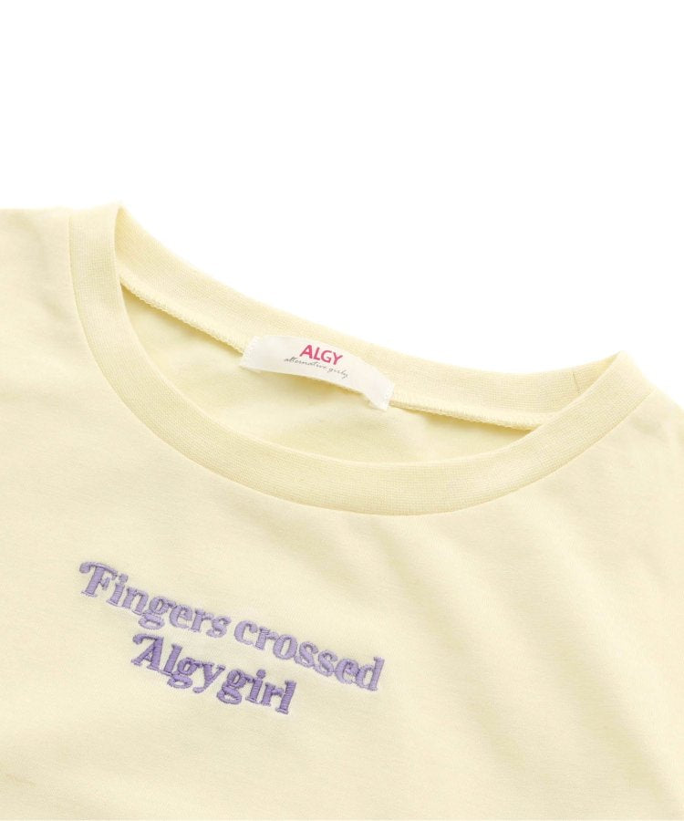 泡泡袖漸變短袖T-shirt