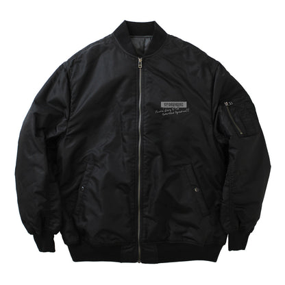 86―八十六―_M尺寸_〈死神〉個人標誌 MA-1夾克/黑色