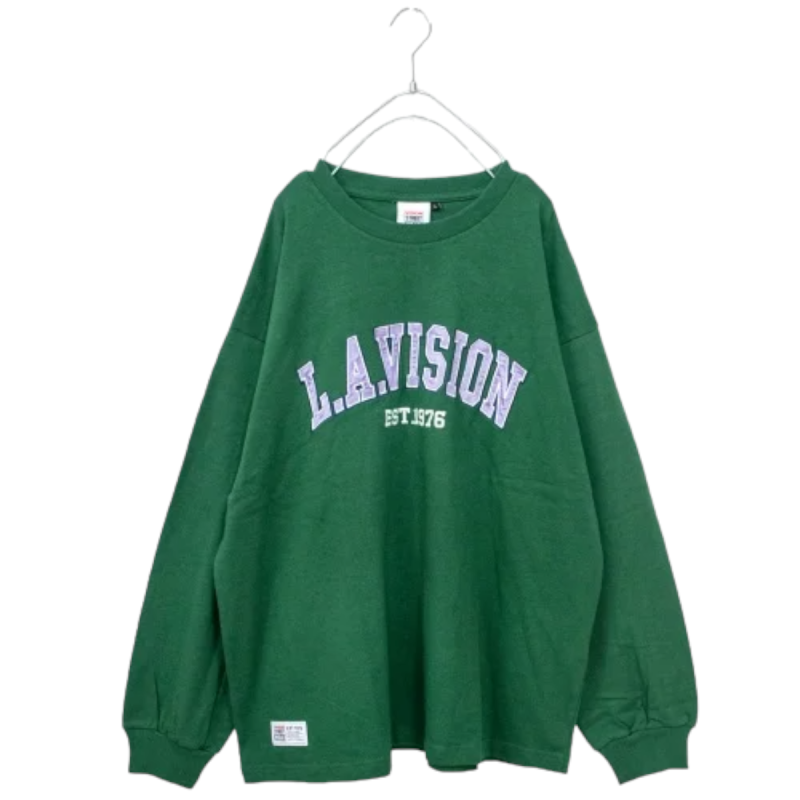 VISION STREET WEAR 重型緞面衛衣 綠色 綠色 綠 【特價】 (CT6525GR)