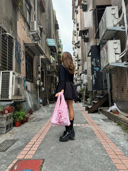 MYUUA 美優婭 MARKET TOTE 市場托特包粉色 中國  (BG4460PK)