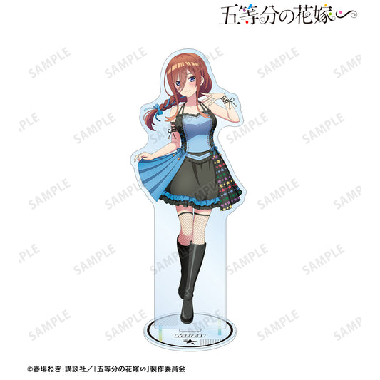 《五等分的新娘》∽_rockin’star合作 描繪版 中野三玖 搖滾偶像版 大號亞克力立牌