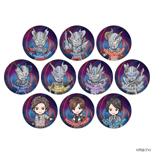 奧特曼ZERO_徽章03/盒(共10種)(圖形藝術插圖)【全套盒裝/10個裝】