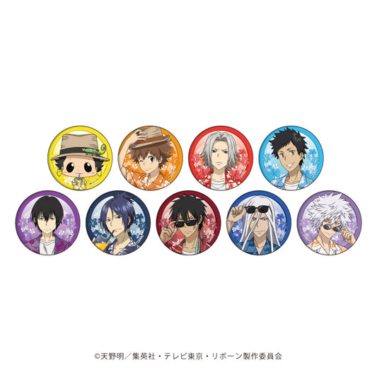 《家庭教師HITMAN REBORN!》_罐頭徽章61/夏威夷襯衫版 箱裝(共9種)(全新插圖)【全套箱裝/9個裝】