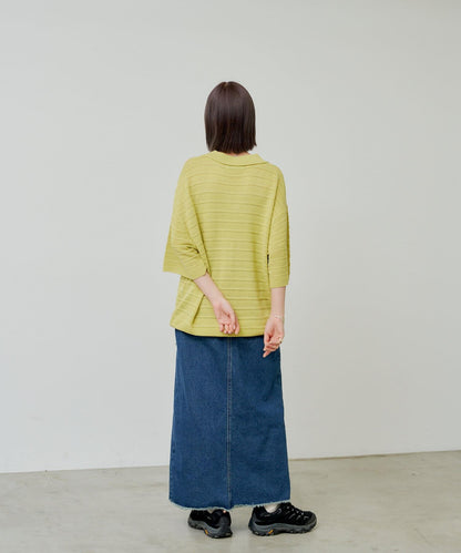 【Kastane】【WHIMSIC】V領提花針織套頭衫