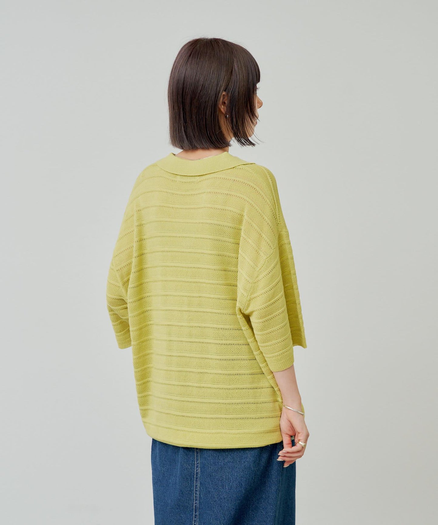 【Kastane】【WHIMSIC】V領提花針織套頭衫