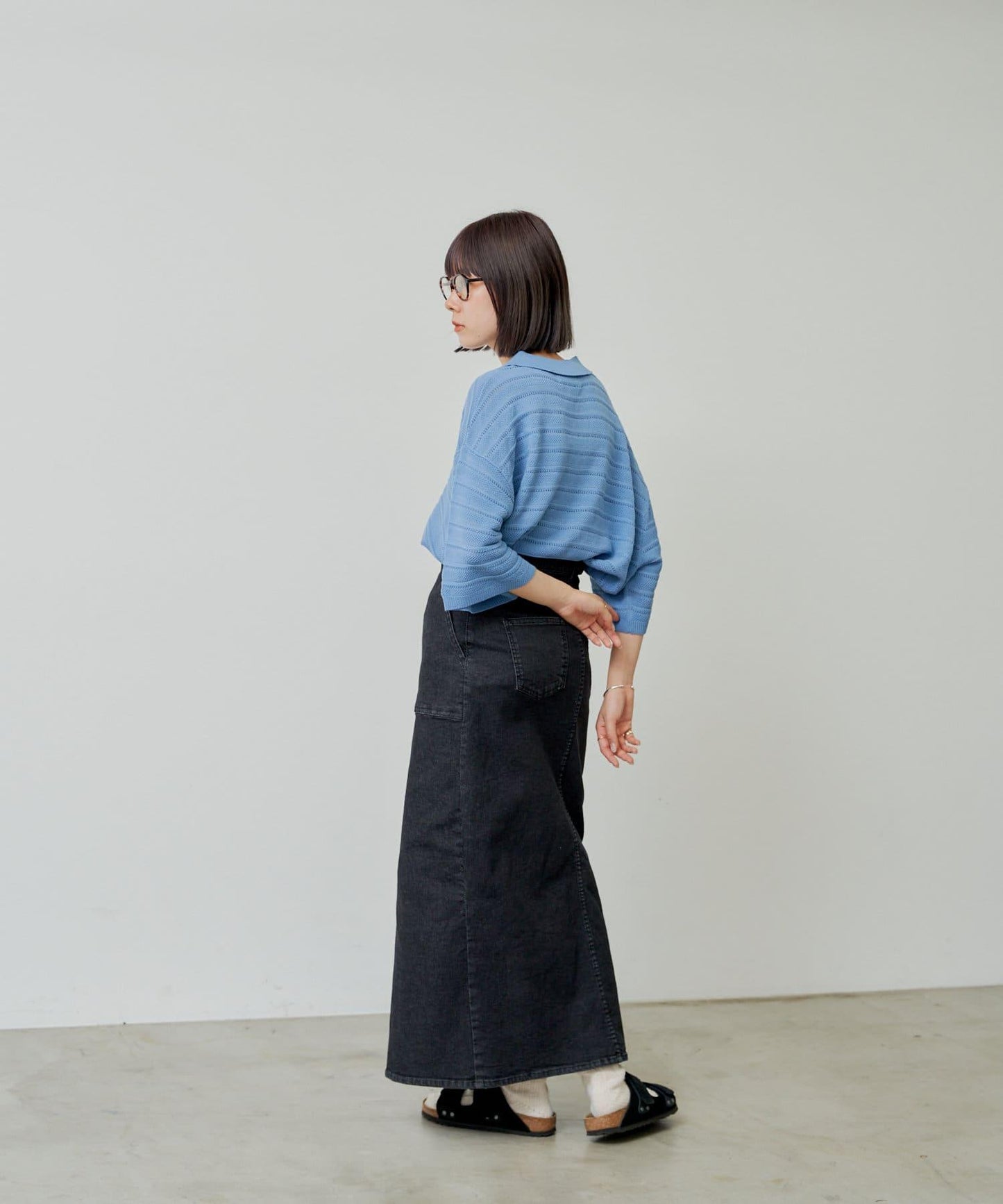 【Kastane】【WHIMSIC】V領提花針織套頭衫