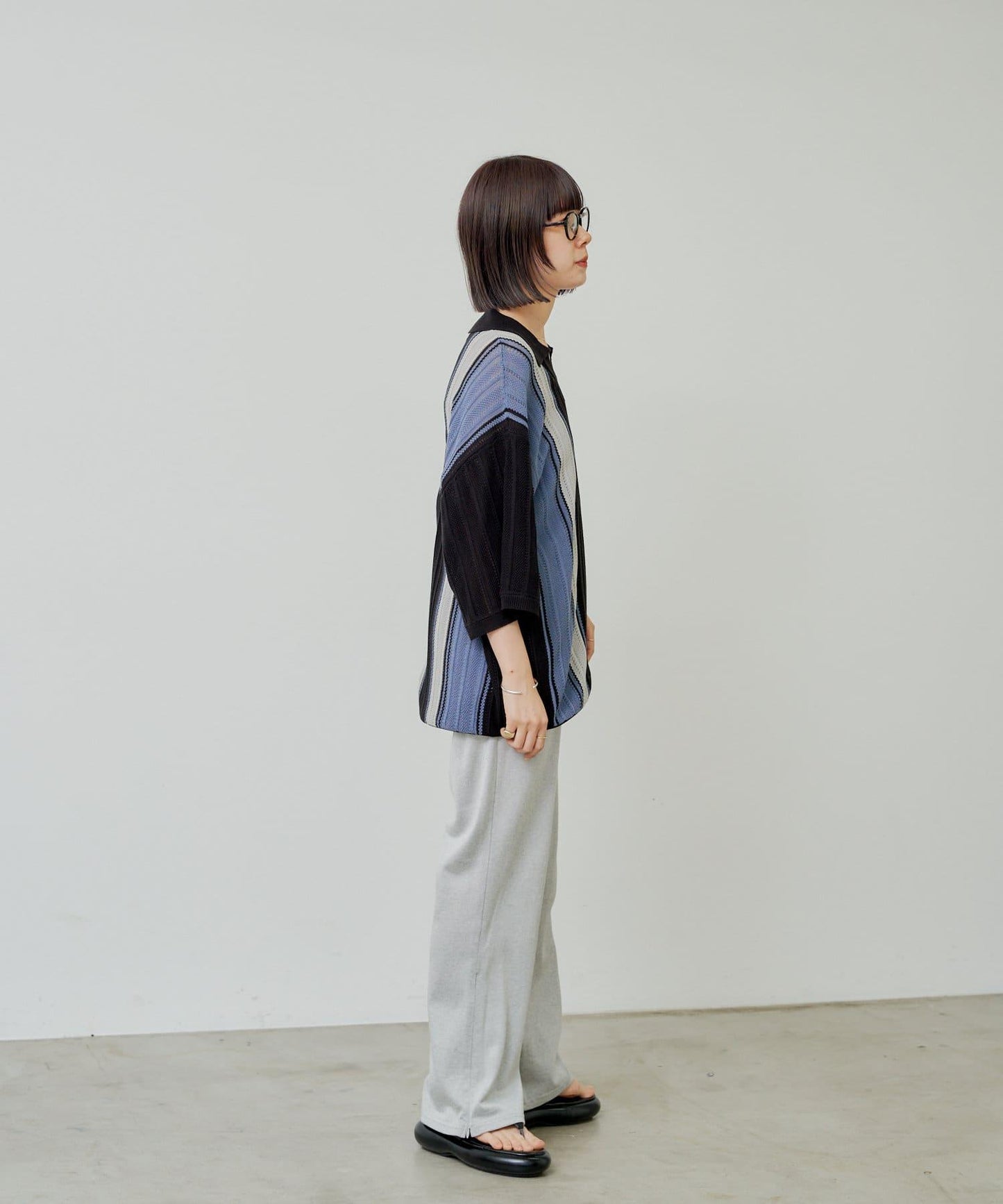 【Kastane】【WHIMSIC】V領提花針織套頭衫