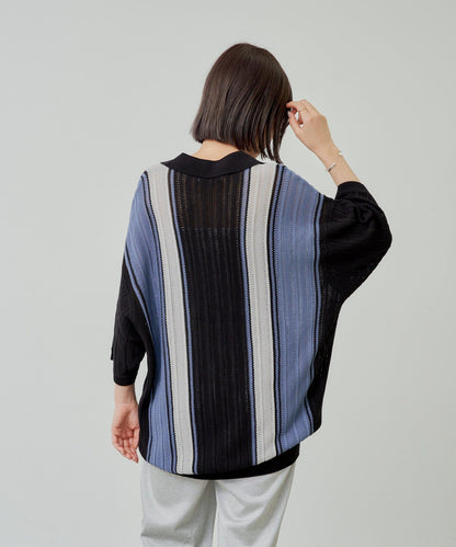 【Kastane】【WHIMSIC】V領提花針織套頭衫