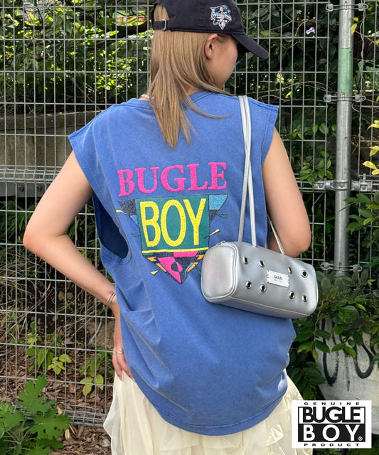 【BUGLE BOY/比格爾男孩】復古風無袖標誌T恤