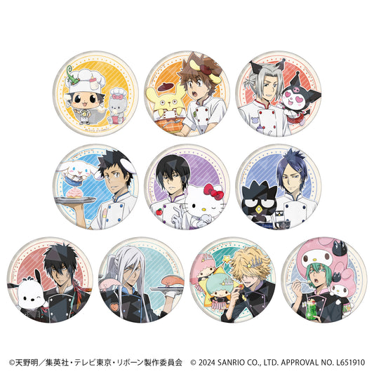 《家庭教師HITMAN REBORN!》×SANRIO CHARACTERS_(65mm)_全息罐徽章02/整盒(共10種)(合作插圖)【全套盒裝/10個裝】