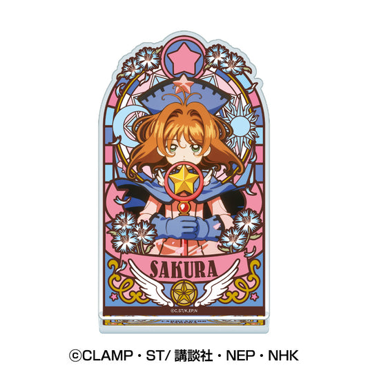 《魔卡少女櫻》- 玻璃彩繪風亞克力立牌④ 木之本櫻D