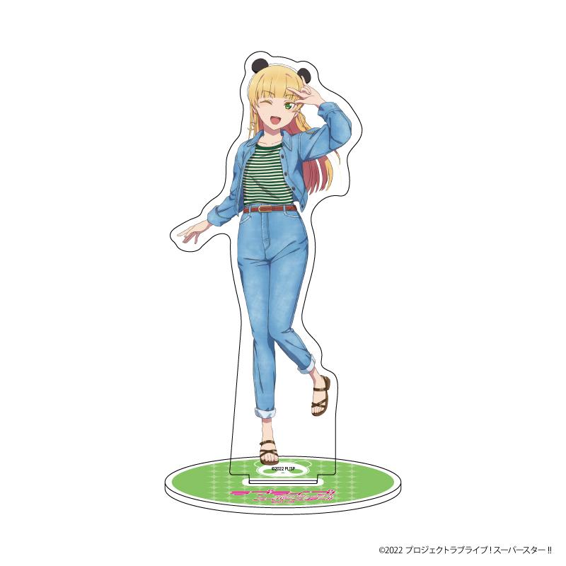 Love Live! Superstar!! 亞克力支架04/平安名紫苑 熊貓版描繪下來的插圖