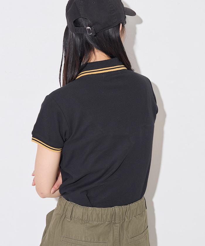 聯名 線條設計一點刺繡Polo衫