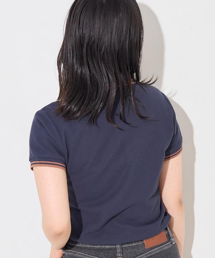聯名 線條設計一點刺繡Polo衫