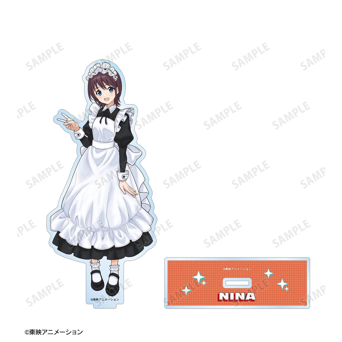 《哭泣少女樂隊》_描き下ろし 井芹 仁菜 女僕風版 大號亞克力立牌