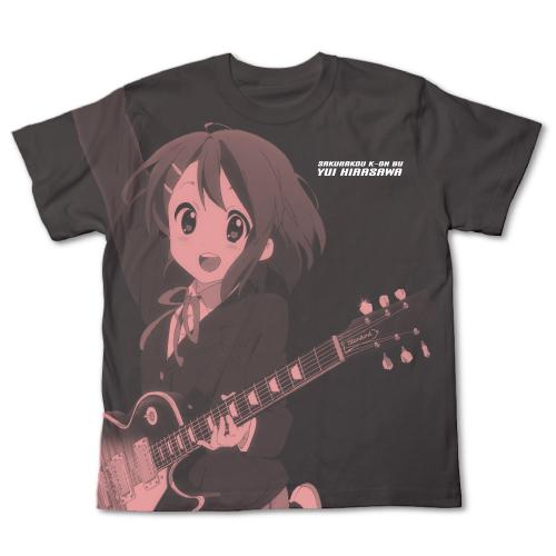 輕音少女!_L尺寸_平澤唯全印花T恤/深灰