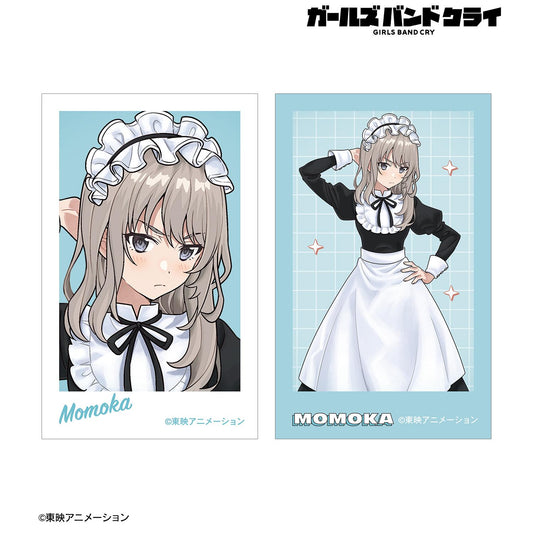《哭泣少女樂隊》_描き下ろし 河原木 桃香 女僕風版 即拍相機風插畫卡片2枚組合
