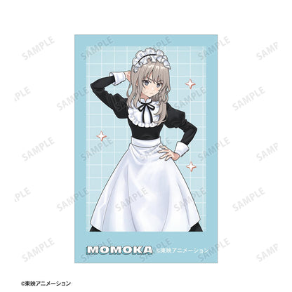 《哭泣少女樂隊》_描き下ろし 河原木 桃香 女僕風版 即拍相機風插畫卡片2枚組合
