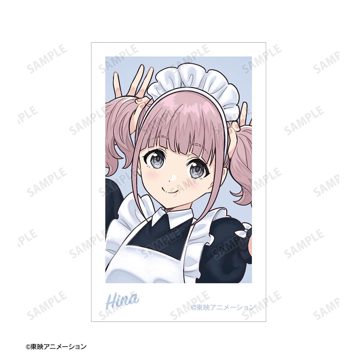 《哭泣少女樂隊》_描き下ろし 雛女 侍女風ver. 即時相機風插畫卡片2張組合