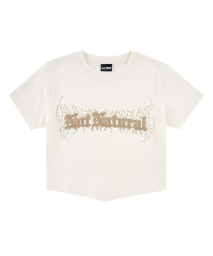 非自然 Cropped Tee / 【限定推出】