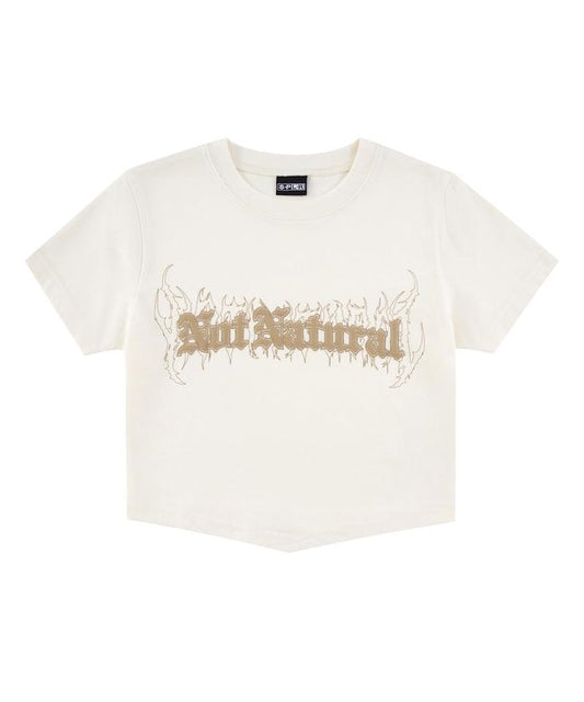 非自然 Cropped Tee / 【限定推出】